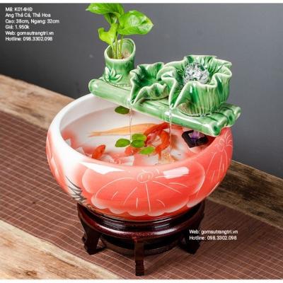 ANG THẢ CÁ, THẢ HOA, TRỒNG SEN CẢNH - SẢN PHẨM TRANG TRÍ NHÀ CỬA CAO CẤP